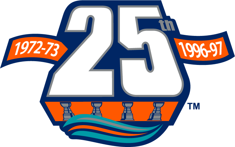 New York Islanders 1996 97 Anniversary Logo iron on paper